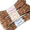 Fabmania Replacement laces in brown with peach flecks 140 cm