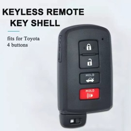 Unbranded Key Fob Cover Remote Key Case Shell for Toyota Avalon/Camry/C