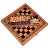 Backgammon Chess and Colour Checker Box, Medium, Puzzle Wood Game
