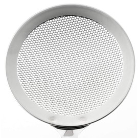 Yoshikawa Made in Japan Cooking Essentials Punching Mesh Strainer YJ2781 Silver Full Length 11.5×Width 3.0 inches