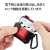 ELECOM AirPods 3rd Generation (2021) Case Cover ZEROSHOCK Lock Function