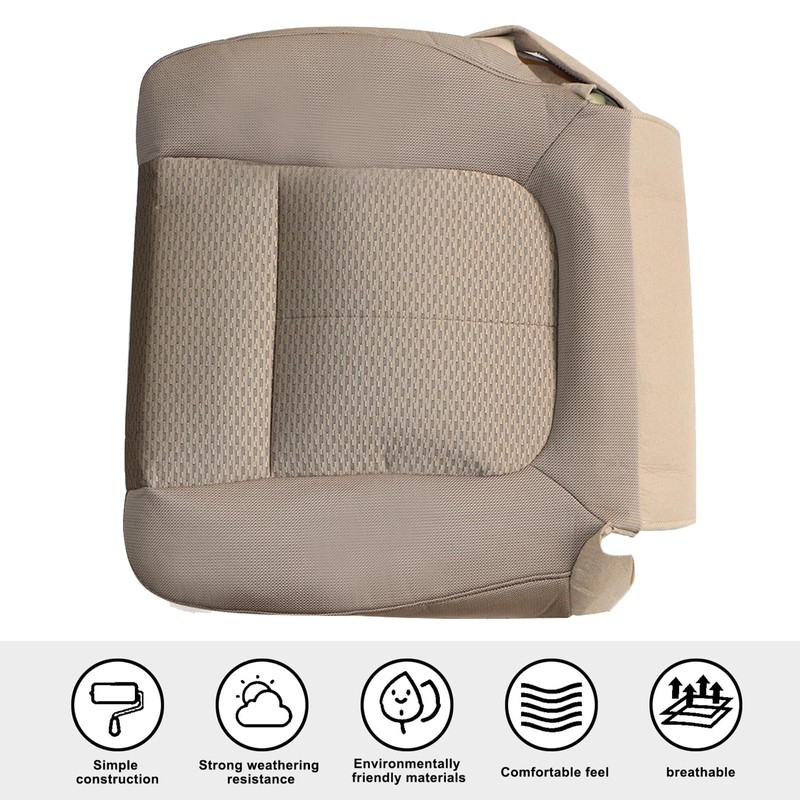 Sekeseauto Tan Front Driver or Passenger Side Bottom Replacement Cloth