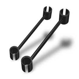 Nayoto Double Head Door Hinge Adjustment Tool, Door Hinge Tool Labor Saving, Door Adjustment Tool is Suitable for Fireproof Door, Anti-Theft Door, Flag Hinge (14 mm-18 mm, 23 mm-25 mm，Black)