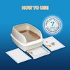 Honey Care All-Absorb Cat Litter Pad Refills for Litter Box,