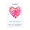 Glass Heart Little Pocket with Hug Greeting Card for Mum