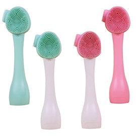 FRCOLOR 8pcs Facial Cleansing Brush Exfoliating Face Brush for Deep Cleaning and Massaging Handheld Skin Types