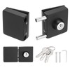PATIKIL 304 Stainless Steel Frameless Glass Door Lock Double Opening