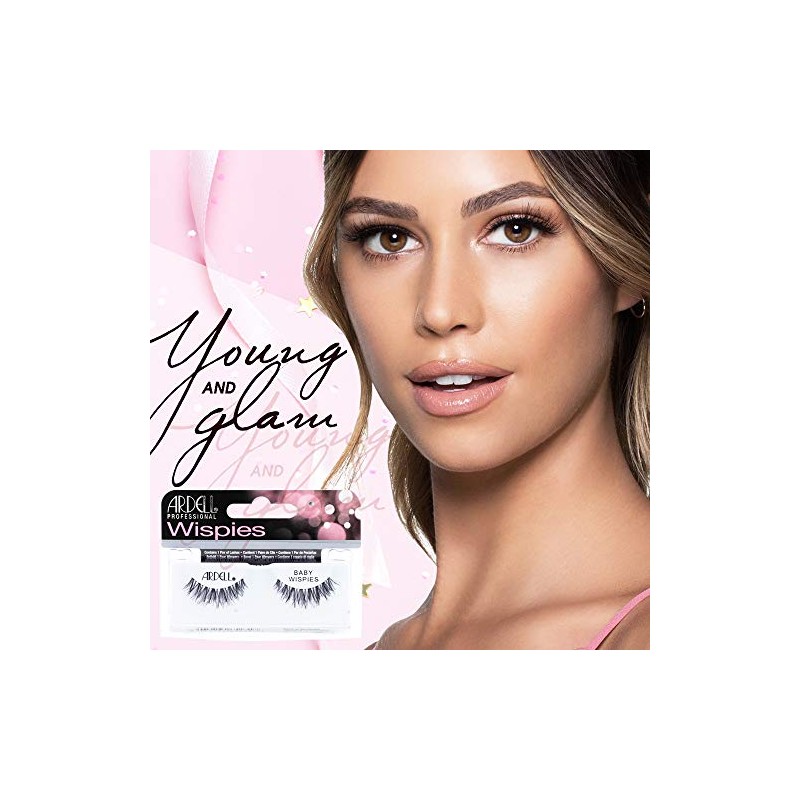 Ardell Natural Lashes Pestañas postizas 105 Black (paquete de 4)