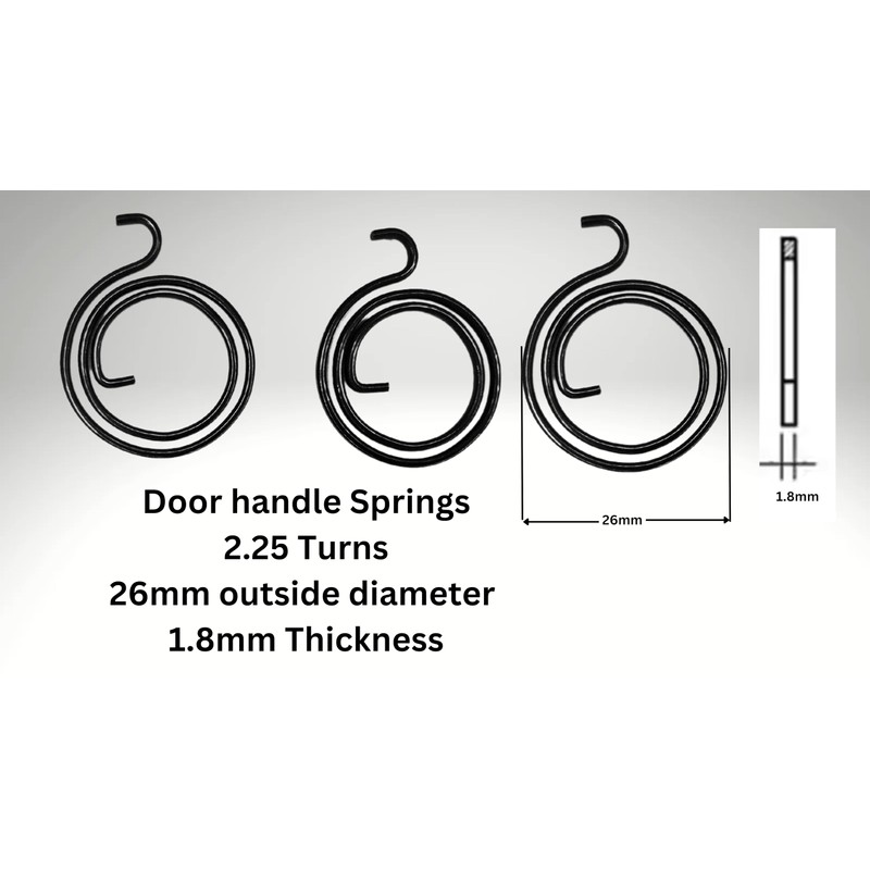 Premium Door Handle Repair Kit Set of 10 Springs and