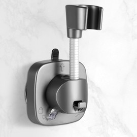 Shower Head Holder, No Drilling, 360° Rotatable Shower Holder, Hand Shower Holder, Adjustable with Suction Cup, Non-Slip Shower Head Holder, Shower Head Holder for Bathroom