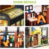 QLT Book Store Building Set,Friends House Create Elegance and Warmth