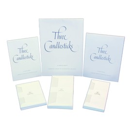 Three Candlesticks A4 Writing Pad, 40 Sheets