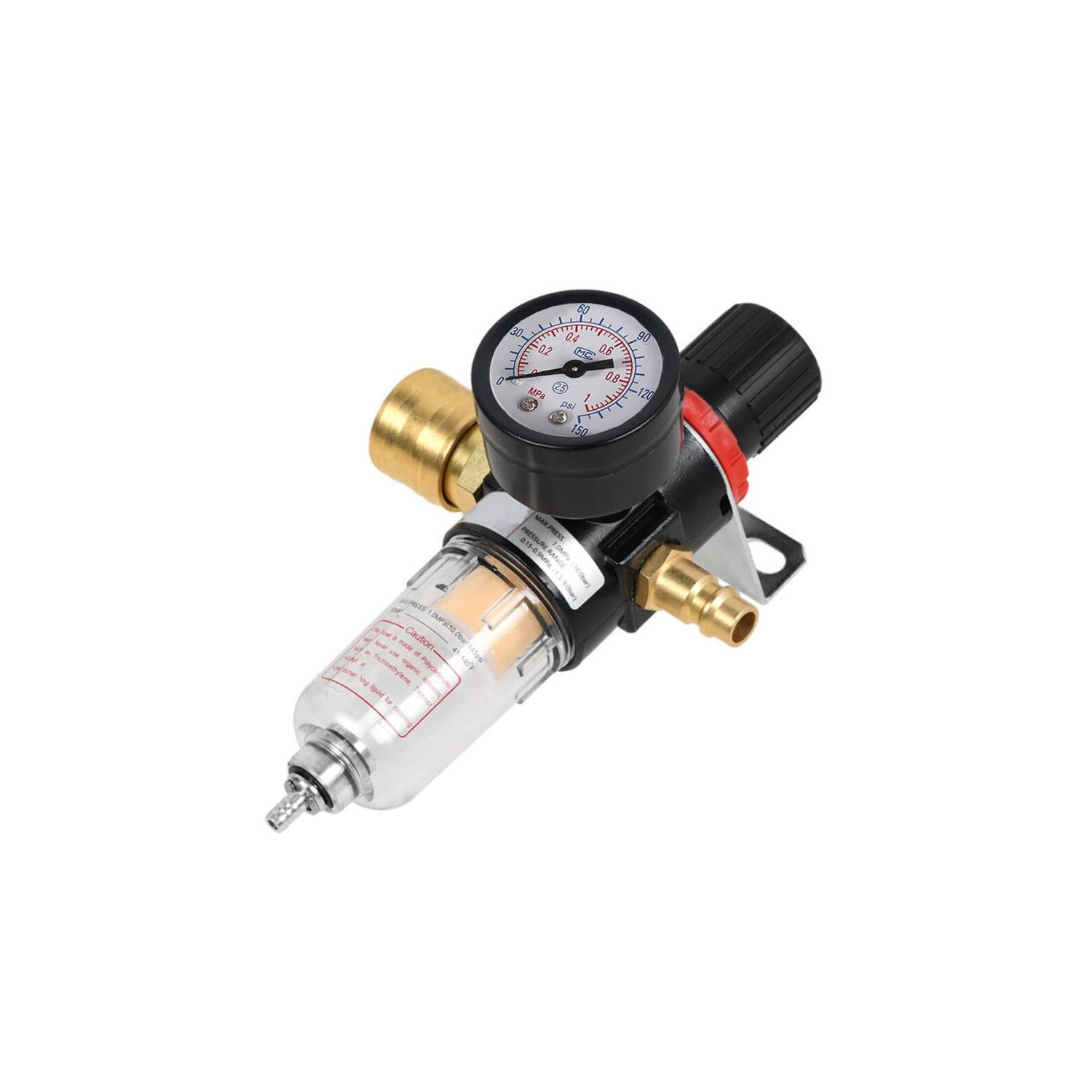 MOCNT 1/4 Inch BSP Filter Water Separator Oil Separator Pressure ...