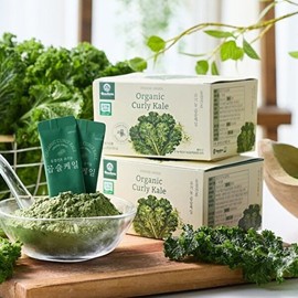 Benepharm Benepharm Freeze-Dried Organic Curly Kale 2 Boxes (2g x 25 Packets x 2 Boxes) / 베네팜 베네팜 동결건조 유기농 곱슬케일 컬리케일 2박스 (2gx25포 x 2박스)
