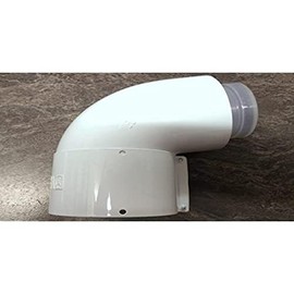 Vaillant 303910 90-Degree Elbow, White