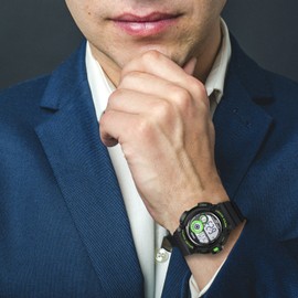 JewelryWe Digital Watch Men's Watch 30 m Waterproof Electronic Digital Sports Watch for Men Boys, 2-green, Christmas Day, birthday