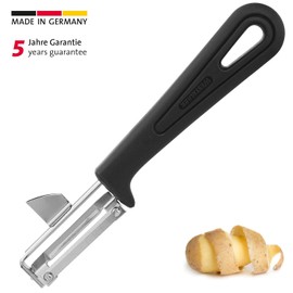 Westmark Universal-Sparschäler/Pendelschäler mit Ausstecher, Gentle, Edelstahlklinge, Farbe: Schwarz, 28042270