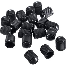 10 pcs Tyre Valve Caps, Universal Dust Cap - Black Stem Caps - Used On Car Tyres, Bikes, Bicycles, Motorbikes