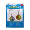 Baker Ross AW661 Colour in Magic Puzzle Cube Keyrings-Pack of