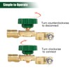CZC AUTO Battery Quick Disconnect Switch Top Post Cut/Shut Off