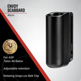 ASP, Inc. Envoy Baton Scabbard for ASP Talon Baton, Duty Belt Accessories for Police Officers, Security Guards, and Law Enforcement, Tactical and Personal Defense Equipment, Baton Holder for Duty Belt