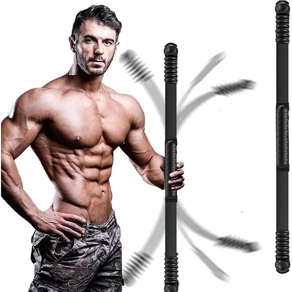 Fitness Exercise Bar,Elastic Fitness Workout,High Frequency Vibration Training Bar,Fat Buring