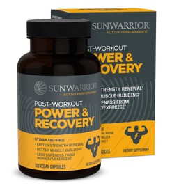 Sunwarrior Active Power & Recovery Capsules 120ct (30 SRV)
