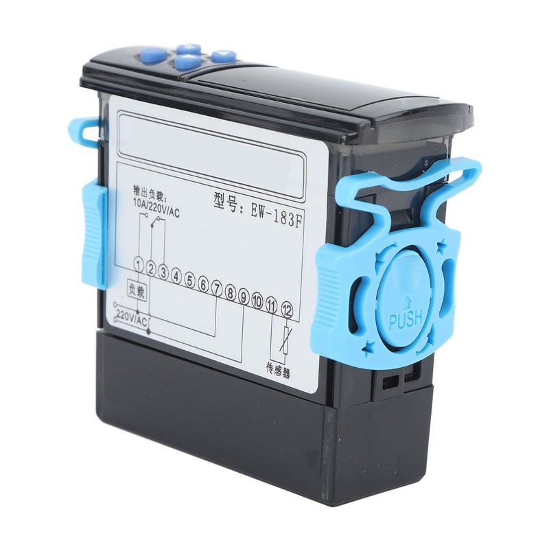 Universal Temperature Controller Dual Display Window Microcomputer Thermostat for Cooling