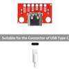 Pack of 5 USB 3.1 Type C Female Breakout Board