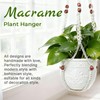 Macrame Plant Hangers for Indoor Plants, 2 Pack 35 Inch