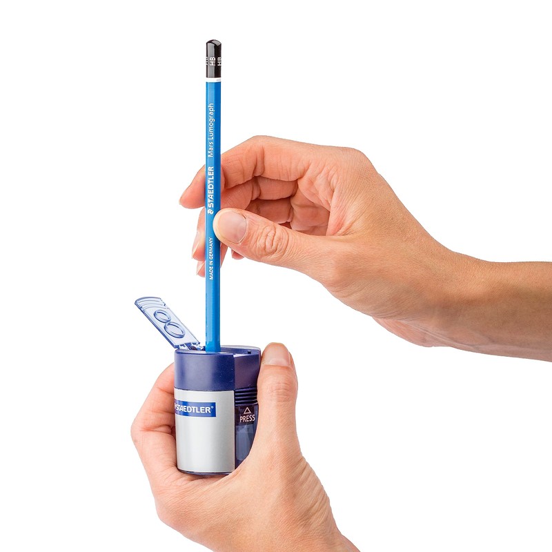 STAEDTLER Pencil Sharpener with 2 Holes - Dual Size Manual