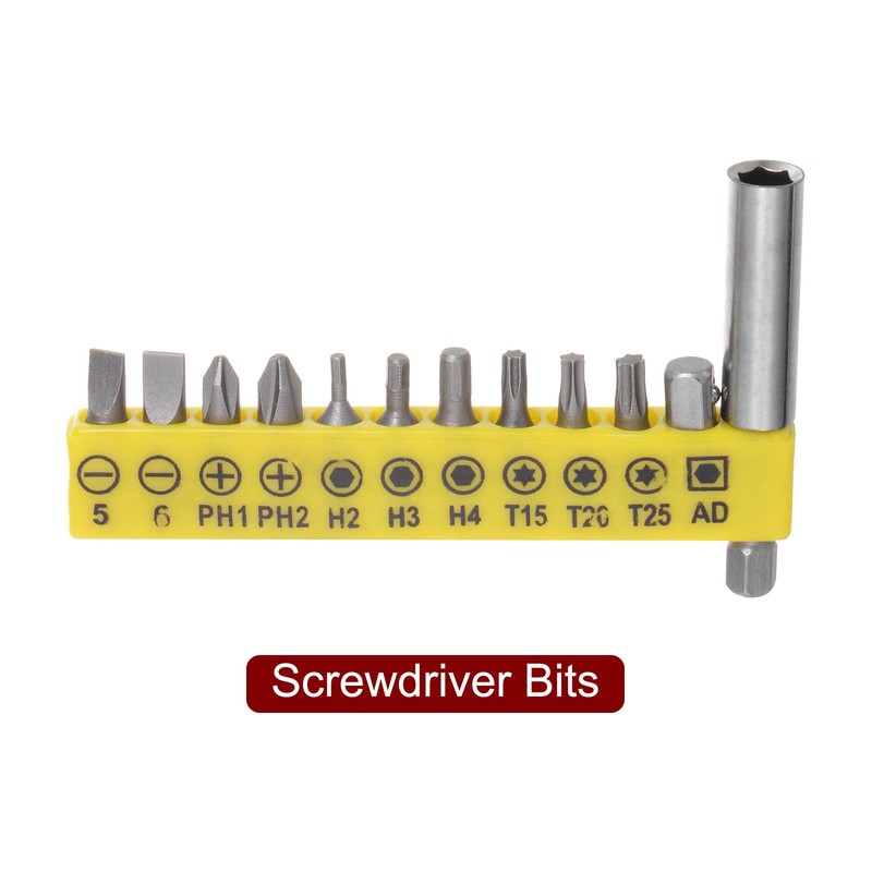 sourcing map Flexible Drill Bit Extension Kits, 2 Set(26pcs) Screwdriver
