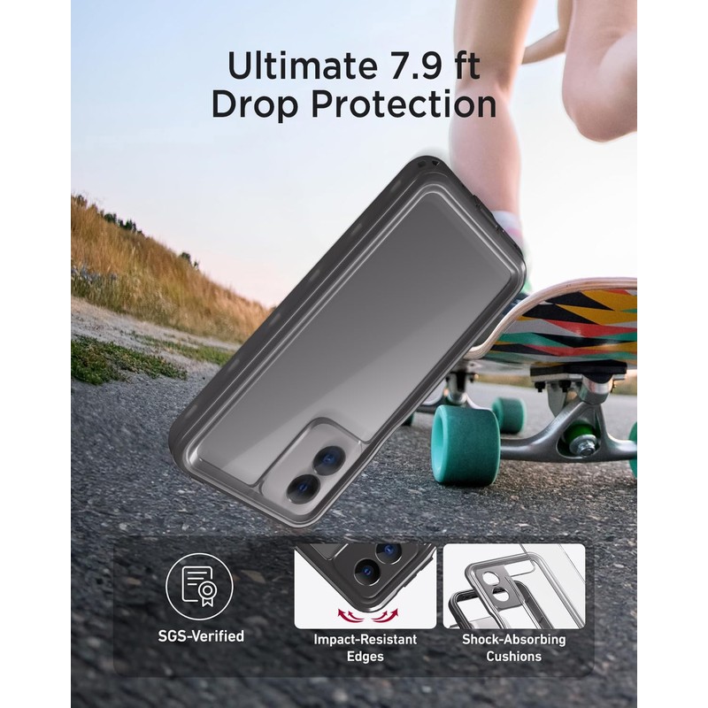 Miimall for Moto G Play 4G 2024 Case Waterproof, IP68
