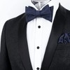 Alizeal Men Self-tied Paisley Bow Tie and Pocket Square Set,