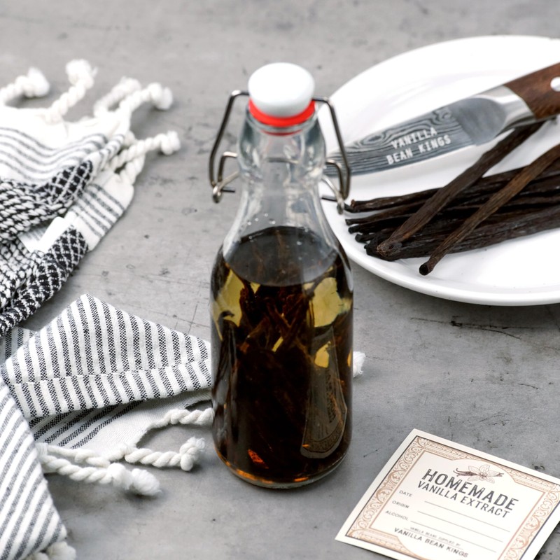 10 Organic Madagascar Vanilla Beans - Whole Extract Grade B