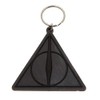 Pyramid International Rubber Keychain, Black, 4 x 6 x 1.3