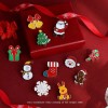 Is Stamped but not legible Christmas Stockings Enamel pin