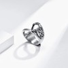 WOYNJI Stainless Steel Creative Versatile Finger Bottle Opener Ring for