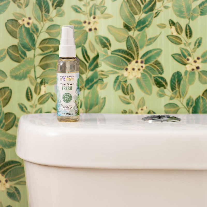 Aura Cacia Fresh Toilet Spray 2 Fl. oz. - Light