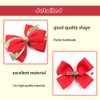 4.3-inch Glitter Sequins Bow Hair Clips Girls Sparkly Ribbon Bow