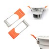 DGZZI 12PCS Recessed Ceiling Light Lighting Accessory Tube Spring Clip