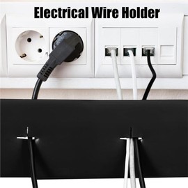 AWAH 2개 16.4피트 천공 스트립, 전선 표시용 산업 및 작업용, 석고보드용 AWAH 2-Pack 16.4ft Cable Drop Ceiling Strip, Industrial and Job Site Cable Label, for Drywall