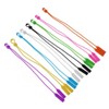 SSHHUI 8Pcs Silicone Glasses Straps, Elastic Double Hole Buckle Cord