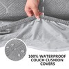 Genina 100% Waterproof Couch Cushion Covers for Pets - Stretch