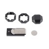 Aluminum Cue Chalk Holder Clip Octagon Universal 3 Layers Billiard