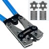 Battery Cable Lug Crimper - Heavy-Duty Wire Crimper for AWG