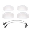 Attwood 14137-7 Cooler Mounting Kit, 4 Corner Pieces, 2 Quick-Connect