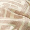 YunJeude Cushion Cover Chenille Fabric Geometric Pattern Monogram Pattern Stylish