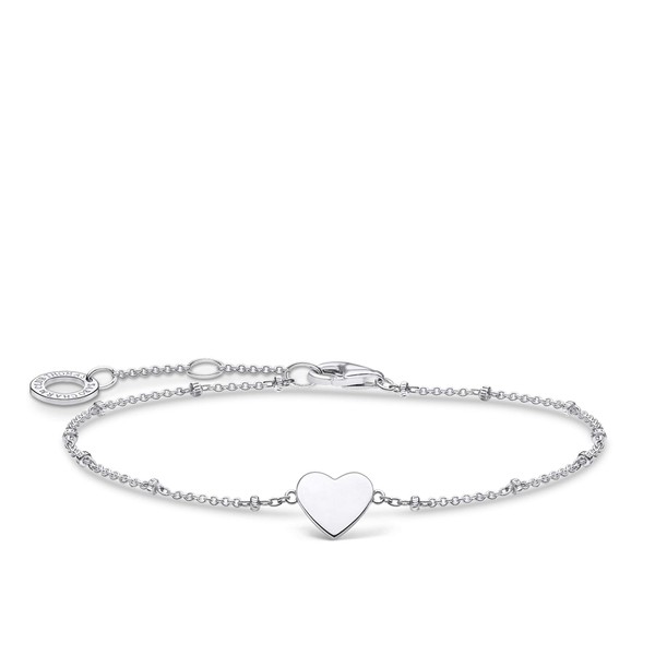 Thomas Sabo A1991 Bracelet Heart with Balls 925 Sterling Silver,