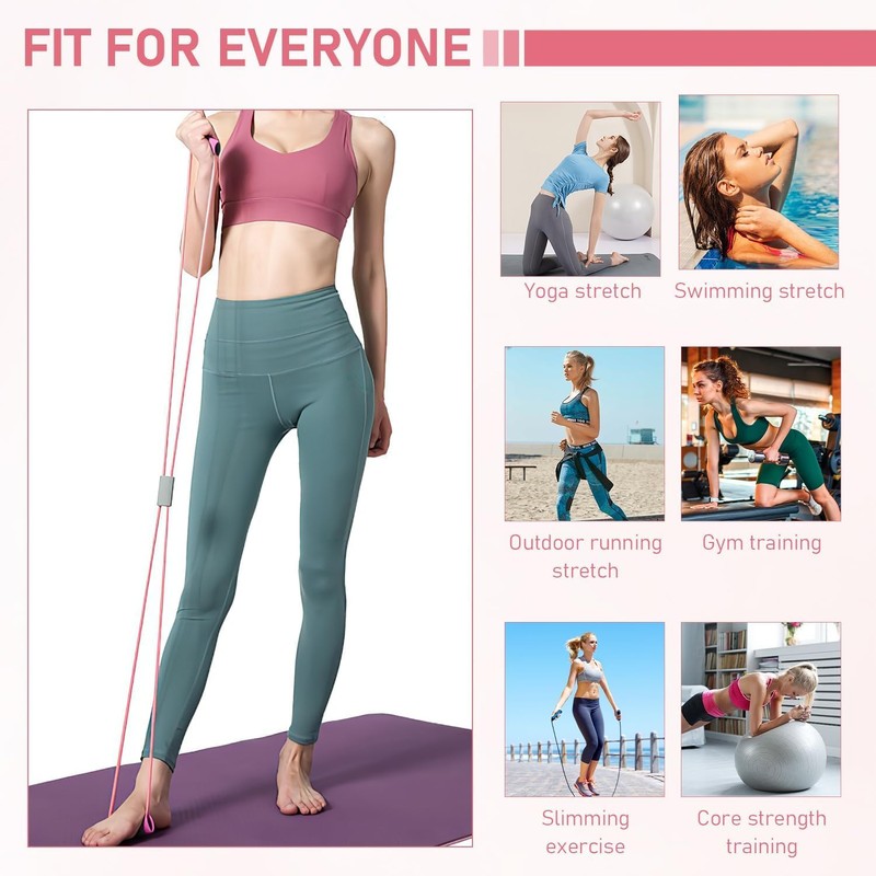 3 Pcs Resistance Bands with Handles, Exercise Stretch Bands, Fitness